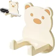 Hair Dryer Rack | Adhesive Hug Bear Wall Mounted Blow Dryer Rack - Bathroom Storage Multifunctional Waterproof Hair Tool Organizer for Bathroom
