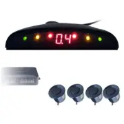 Car 4 Reversing Sensors LED Display Kit Alarm Aid Parking Rear Radar Durable