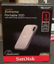 SanDisk 1TB Extreme Portable External SSD - Up to 1050 MB/s - USB-C, USB 3.2 Y1