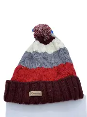 Columbia Carson Pass Beanie Fleece Lined Pom Hat Unisex One Size New