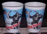 NEW OLD STOCK UNUSED King Kong 1976 7/11 Slurpee Plastic Cup Lot MADE IN THE USA