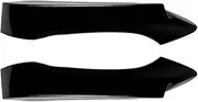 Car Front Bumper Spoiler for BMW 1 Series for F20 for F21 for LCI 2015-2019 Gloss Black Front Bumper Side Splitter Cover Fog Lamp Intake Spoiler Lip