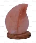 PINK LEAF MULTI COLOR BULB USB LED HIMALAYAN SALT TABLE LAMP NATURAL IONISER