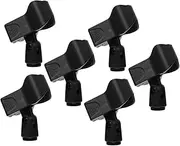 SWOOMEY 6pcs Microphone Clip Holder Durable Mic Stand Clip for Easy Installation Compatible with Microphones for Live Streaming and Recording