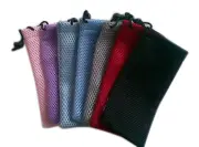 4 X Pouches Sunglasses Mp3 Soft Cloth Dust Pouch Optical Glasses Carry B.pi