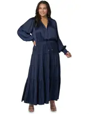 [Pink Dusk] Glamorous Life Maxi Dress in Navy