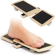 Balance Board Exerciser, Wooden Foot Strengthening Trainer,Ankle Strengthening Tool,Leg Stability Trainer Balance Board,for Plantar Fasciitis Relief and Physical Therapy