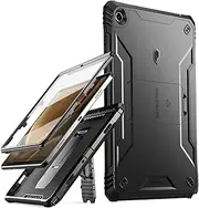 [Poetic] Revolution Case for Samsung Galaxy Tab A9 Plus + 11 inch (2023), Built in-Screen Protector with S Pen Holder, Full-Body Kickstand Rugged Heavy Duty Case, Black