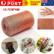 6M Pure Copper Mesh Knitted Soffit Mesh Rat Rodent Slug Snail Control Blocker
