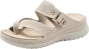 [Generic] Sports Casual Sandals New Hollow Thick Bottom Women's Sandals Size 12 Womens Sandals Wedge Flat