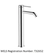 Abey POCO HIGH BASIN MIXER Pin Lever, WELS 4-Star 6.5L/Min CHROME PLATED 6B2