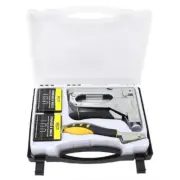 Heavy Duty Staple Gun High Powered Staple Remover Staples Nails Carry Case