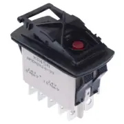 KR45CAKJJG APEM (On)-on Momentary Red 24V LED Auto Rocker Switch DPDT IP68