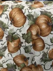Longaberger 2003 Autumn Tote Basket Liner - Pumpkin Patch