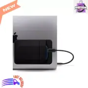 Black 2-Pocket Adhesive Pouch for Laptops, Portable SSDs, Magic Mouse & Cables