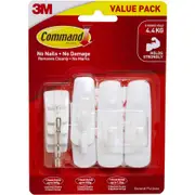3M Command Mixed Hooks Value Pack