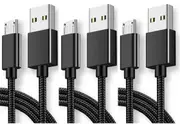 3-Pack Fast Charging Micro USB 2.0 Cable Cord - 1M (Black) for Android & Samsung Galaxy