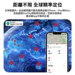 防丟定位器透明款 全球定位器 GPS定位 寵物追蹤器 AirTag寵物定位器 貓咪狗狗防丟器 機車車輛定位