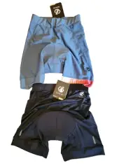 2 Pair Dare 2B Women's Padded Cycling Habit Shorts Black Blue US Size 8 NEW