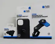QUAD LOCK KIT APPLE iPHONE 15 MAG Case, Dampener, Handlebar Mount *EXPRESS*