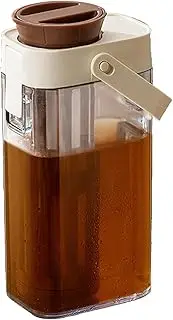 [Wimnqie] Cold Brew Jug, Iced Coffee Maker with a Volume of Litre, Robust Jug for Iced Tea, Lemonade and Fruit Drinks