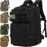 50L Military Tactical Backpack for Men Women 3 Day Assault Pack Army Camping Bag