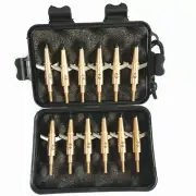 12Pcs Hunting Gold Swhacker Broadheads 100 Grain Compound Recurve Bow Arrow Tips