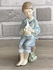 Lladro 01008287 Every Bunny Needs Somebody Porcelain New