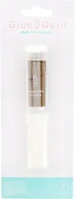 We R Memory Keepers Glue Quill Embossing Powder 2/Pkg-Clear & Gold - 3 Pack