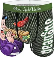 [Good Luck Sock] Good Luck Undies Men's Jughead Eating Sub Boxer Brief Underwear
