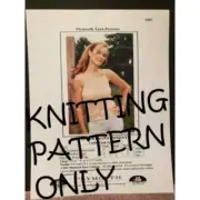 New Plymouth Yarn FB83 Filati Bertagna Ponente Ladies Tank Top Knitting Pattern