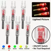 G-Archery New Lighted Nocks for Arrows with .244 Inside Diameter Nock Turn on Au