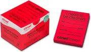 Clinell Clean Indicator Note 40 x 250 Red