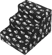 BESPORTBLE Pet Play Stairs Small Dogs Stairs Pet Stairs Small Animal Toys Foam Dog Steps Pet Steps for Small Dogs Dog Ramp for Sofa Non Slip Cat Ramp Puppy Funny Pet Stair Plastic Black