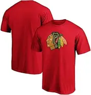 JFBNFKPO T-Shirt Pullover Printed Men's NHL Sportswear Ice Hockey Print Red Short Sleeve Hockey Clothing