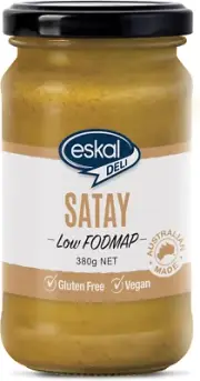 Eskal Deli Low Fodmap Curry Satay Sauce 380 G