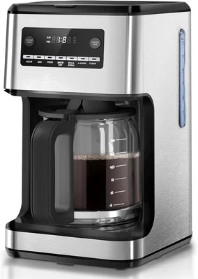 Kismile Coffee Maker, 14-Cup Programmable Drip Coffee Makers Machines with