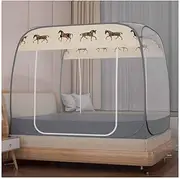 Mosquito Nets, Bed Canopies, Enlarged Yurts, Portable Travel Mosquito Nets, No-Installation Folding Double-Door Mosquito Camping Curtains, Suitable for Adults and Children. (5,150