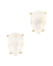 ADORNIA Fine Jewelry 14K Over Silver 8.00 ct. tw. Moonstone Studs