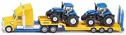 Siku - Truck with 2 New Holland Tractors 1:87