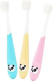Baluue 3pcs Toothbrush Tooth Brushes Tooth Brush Children Cleaning Brush Teeth Clean Brush Tooth Brush Abs
