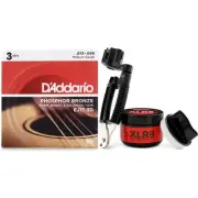 D'Addario EJ17-3D Phosphor Bronze Acoustic Guitar Strings - .013-.056 Medium