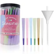 100packs colorful cones rolling paper Pre Rolled Paper Cone Ultra-thin 108 MM