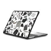 MacBook Air 13-inch (M2 - M4) Impact Case Black and white