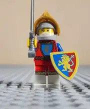 Lego Lion Knight Castle King Minifigure with Sword and Shield 10305