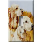 SnazzySwitch Dogs On Prairie Decorative Light Switch Plate Cover