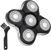 Pro Head Shaver Replacement Blades Compatible with Remington Balder Pro Head Shaver Model XR7000, 5 Dual Track Heads for Remington Shaver, Precision Electric Shaving for Bald Men,1 Pack