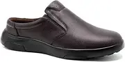 [OrthoComfoot] Comfortable Mens Oxford Dress Shoes for Plantar Fasciitis, Orthopedic Genuine Leather Loafers with Arch Support, Casual Walking Shoes for Foot and Heel Pain Relief