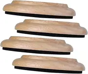 ibasenice 4pcs Piano Mat Keyborad Piano Wood Piano Feet Pads Piano Wheel Coasters Piano Feet Cups Keyboardpiano Piano Floor Protectors Wooden Keyboards Piano Solid Wood Anti-Noise Leggings