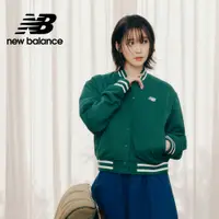 在飛比找PChome24h購物優惠-【New Balance】棒球外套_女性_綠色_WJ4150